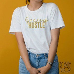 Grace + Hustle Unisex T-shirt Faith based Graphic